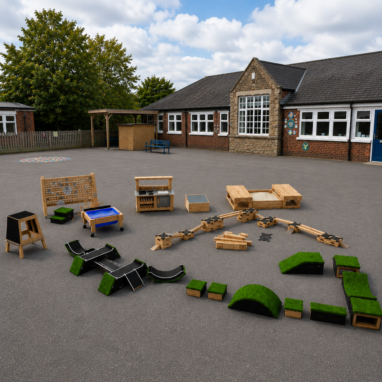 Sticker graphic representing EYFS Freestanding Package